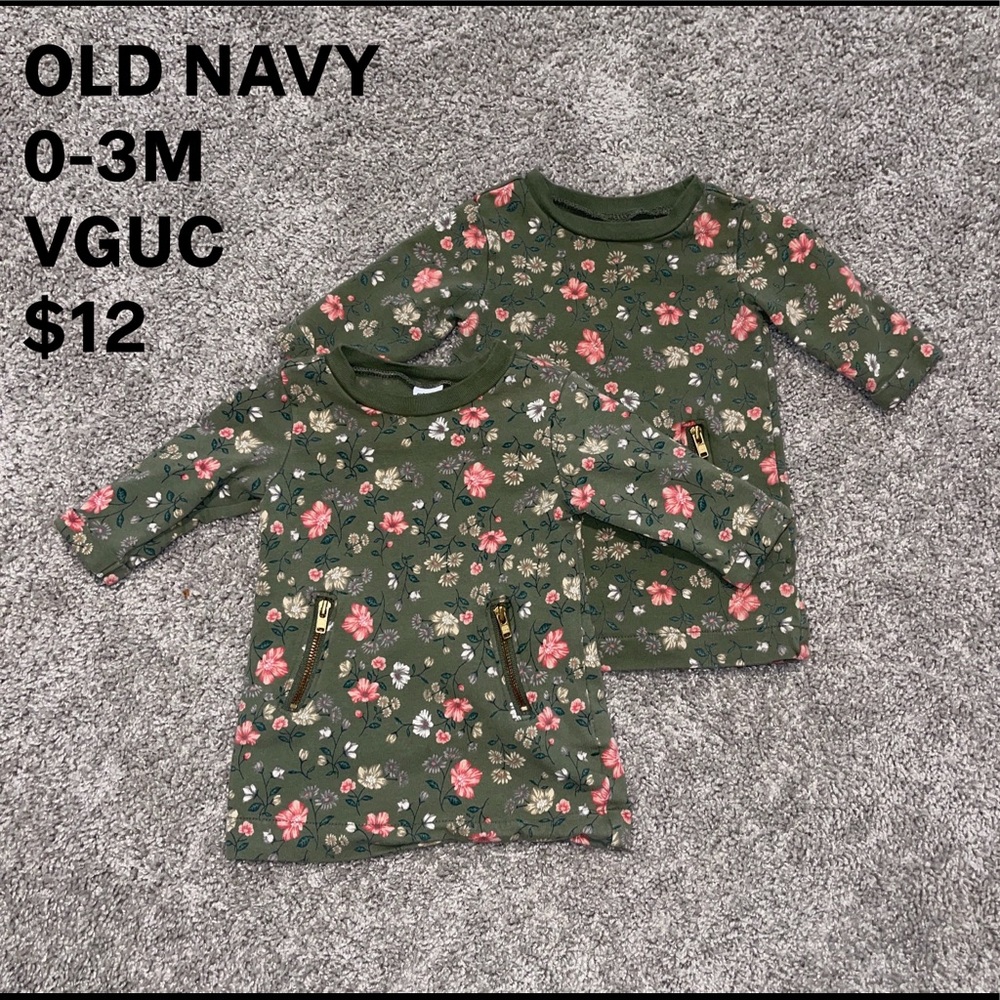 Twin Girl Matching Green Floral Dresses